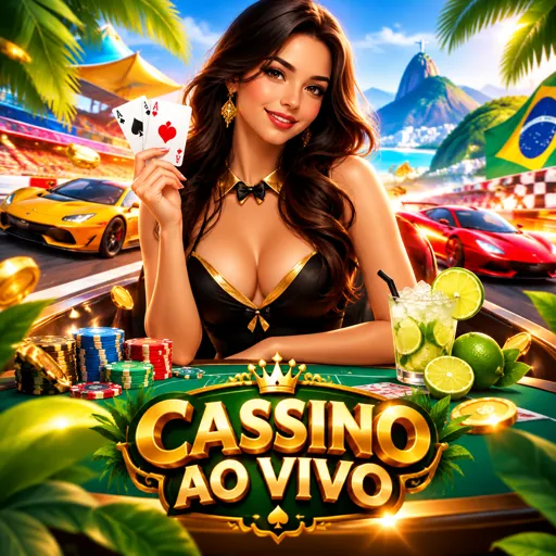 Mesa de cassino ao vivo com dealer em estúdio